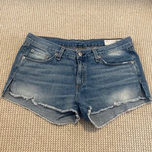 Rag and Bone Cut off jean Shorts